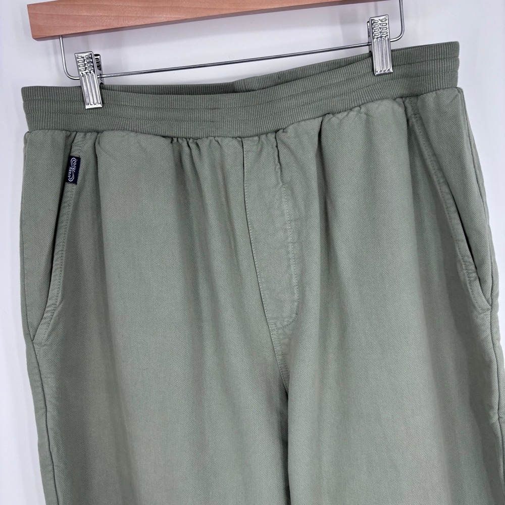 Crazy Shirts Hawaii Jogger Pants Mens Large Green Elastic Waist Original Cotton
